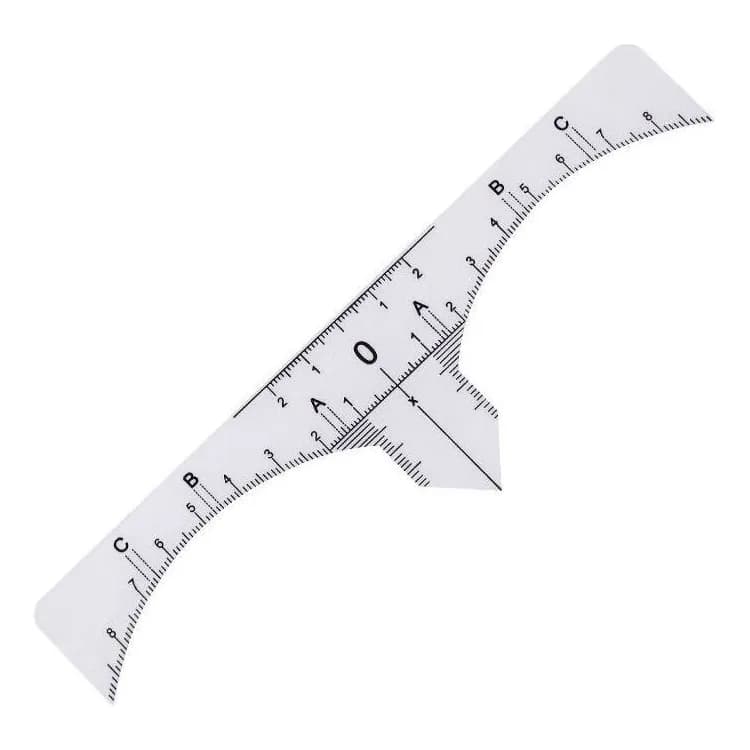 Sachet de 100 règles autocollantes sourcils
